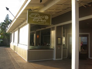 David Paul's new restaurant is located at the far end of Front Street, right next to entrance for Warren & Annabelle's.