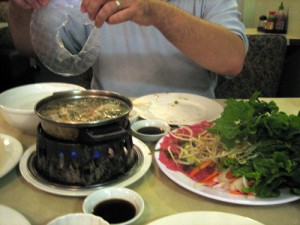 #76 is the rare beef fondue ... our favorite at A Saigon Cafe in Wailuku.