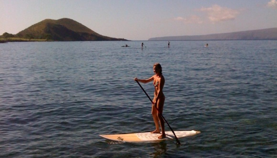 Stand Up Paddling along the coast