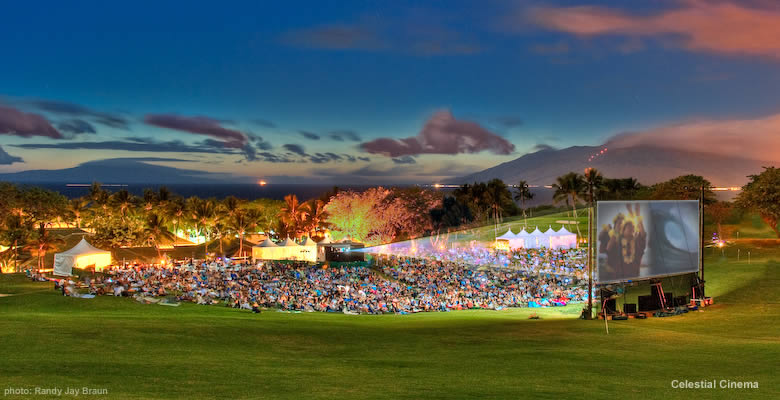 Sitting out under the Wailea stars and watching a movie is a sensual, soul-stirring experience. We highly recommend the Maui Film Festival. 