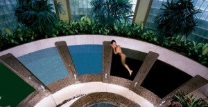 The Terme at the Grand Wailea Spa is a series of pools that relaaaax you. Decadent. 