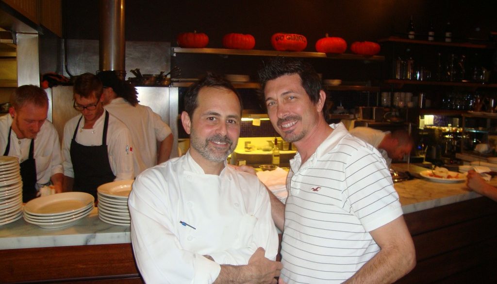Mauis own Chef James McDonald with James Beard winner Craig Stoll at Delfina in San Francisco. 