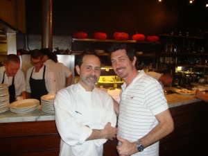 Maui's own Chef James McDonald with James Beard winner Craig Stoll at Delfina in San Francisco. 
